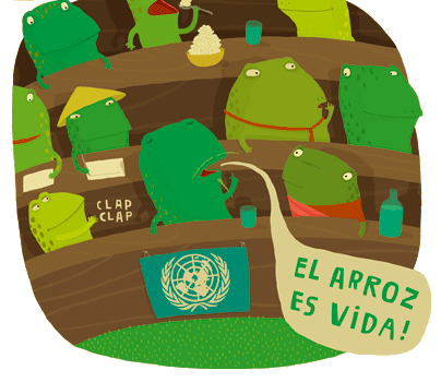 Illustrazione - El arroz es vida!