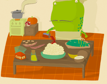 Illustrazione - El arroz comida del mundo
