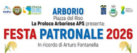 Festa patronale Arborio 2026