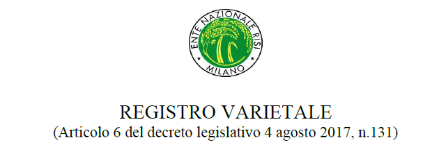 Aggiornamento del Registro varietale in vigore dal 1° settembre 2021