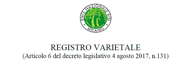 Aggiornamento del Registro varietale in vigore dal 1° settembre 2022