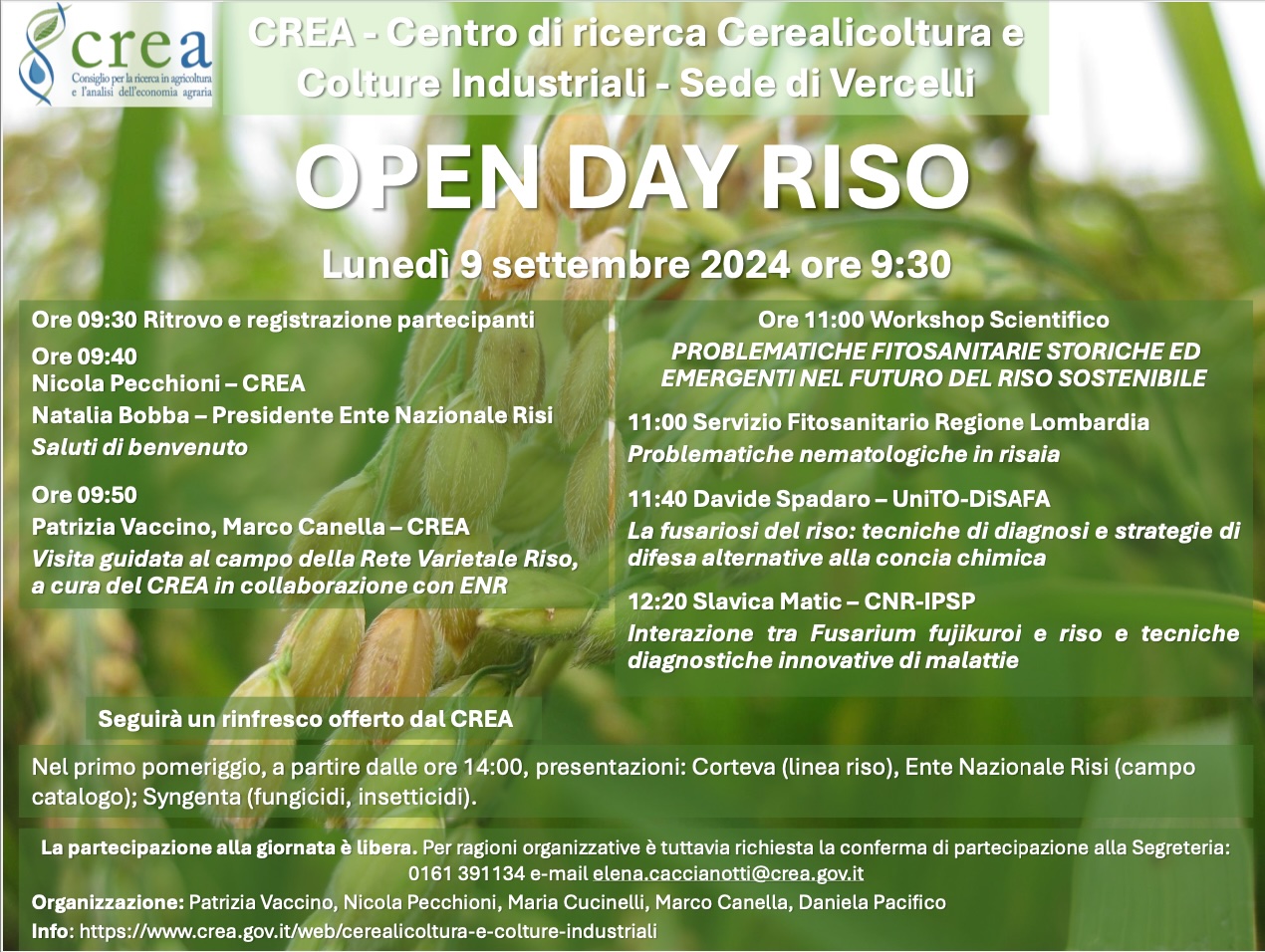 Open Day Riso - CREA