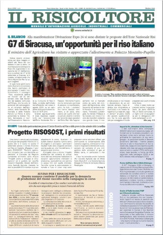 Il Risicoltore (ottobre 2024)