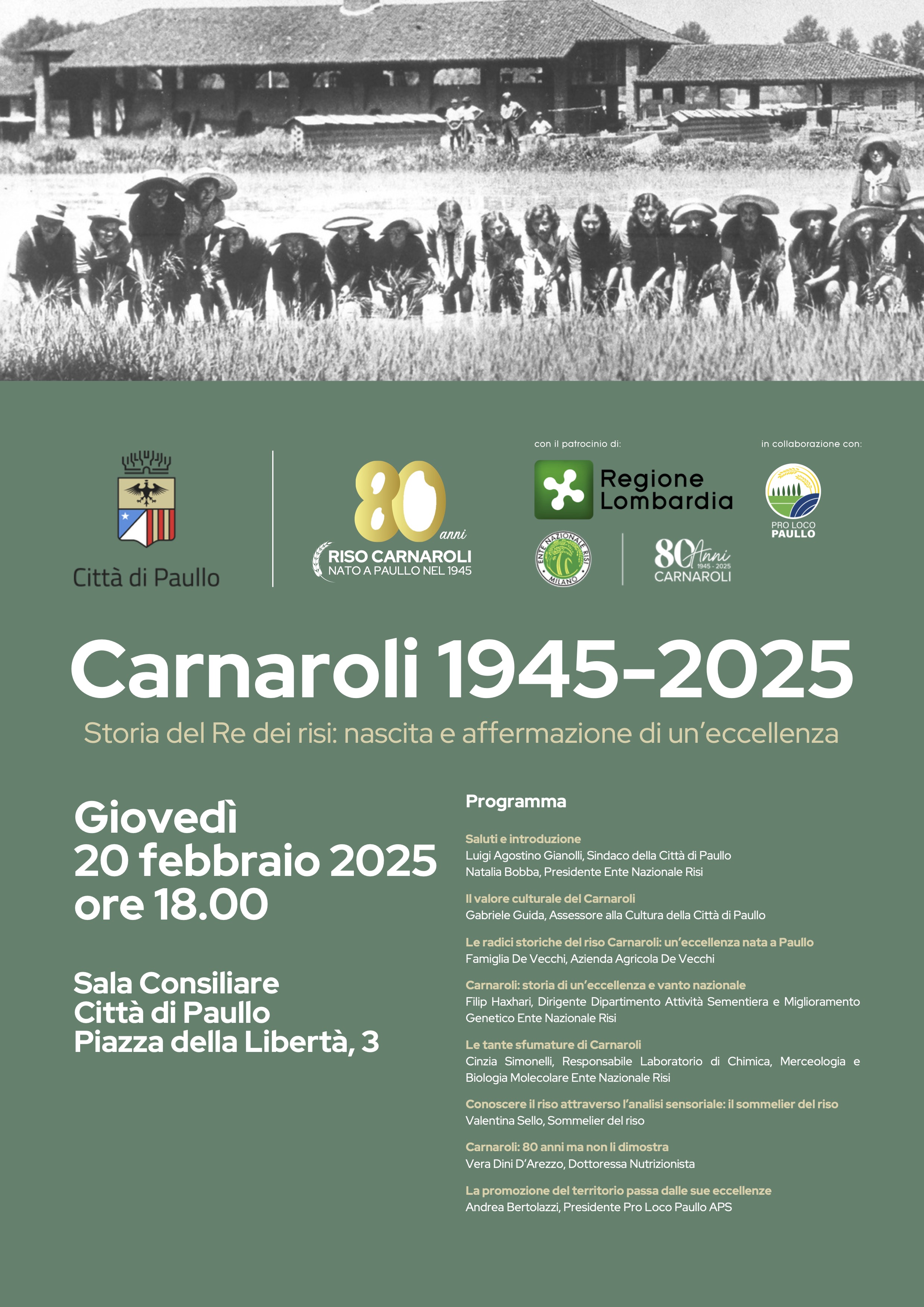 Carnaroli 1945-2025